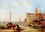 Pritchett Paintings - Chiesa Gesuati (Canal Della Guidecca) by Edward Pritchett